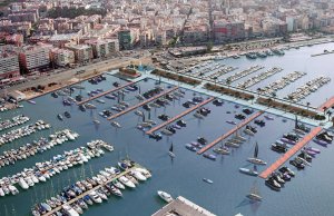 9 x 3.2 Mètre Poste d'amarrage Santa Pola Port de Plaisance A Vendre