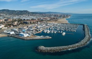 12 x 4 Mètre Poste d'amarrage Port de Plaisance Premia de Mar