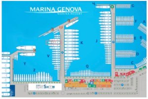 60 x 11 Mètre Poste d'amarrage Genova Port de Plaisance A Vendre