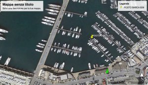 12 x 4.5 Mètre Poste d'amarrage Genova Port de Plaisance A Vendre