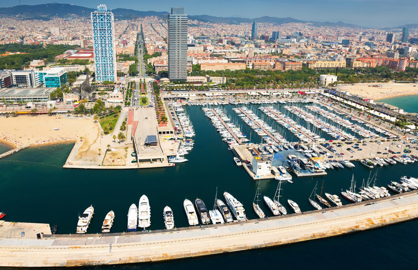 Port Olimpic Barcelona Port de plaisance - Postes d'amarrage / Amarres