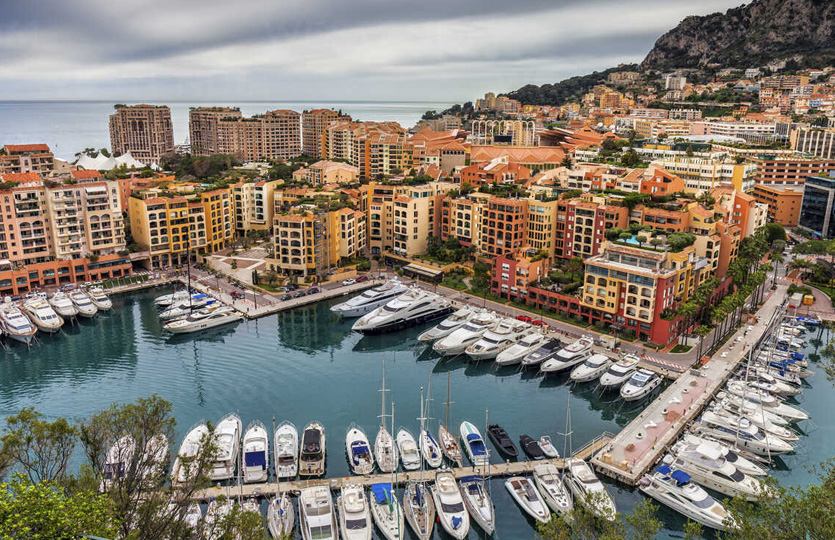 Fontvielle Port de plaisance Monaco - Postes d'amarrage / Amarres